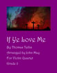 If Ye Love Me-Violin Quartet P.O.D cover